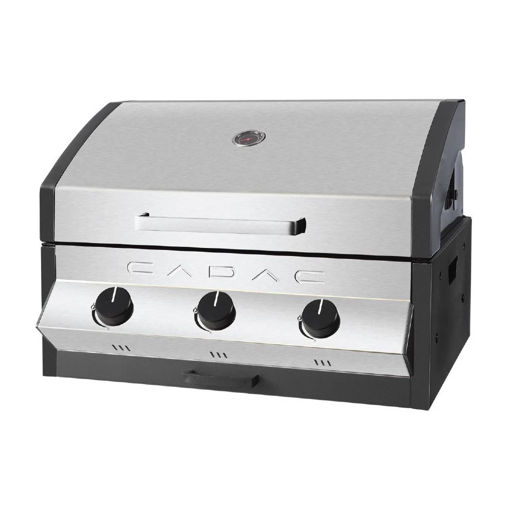Cadac Gasgrill 3B Indbygning "Meridian" Rustfri Låg - 90634 3 Cadac Gasgrill 3B Indbygning "Meridian" Rustfri Låg - 90634