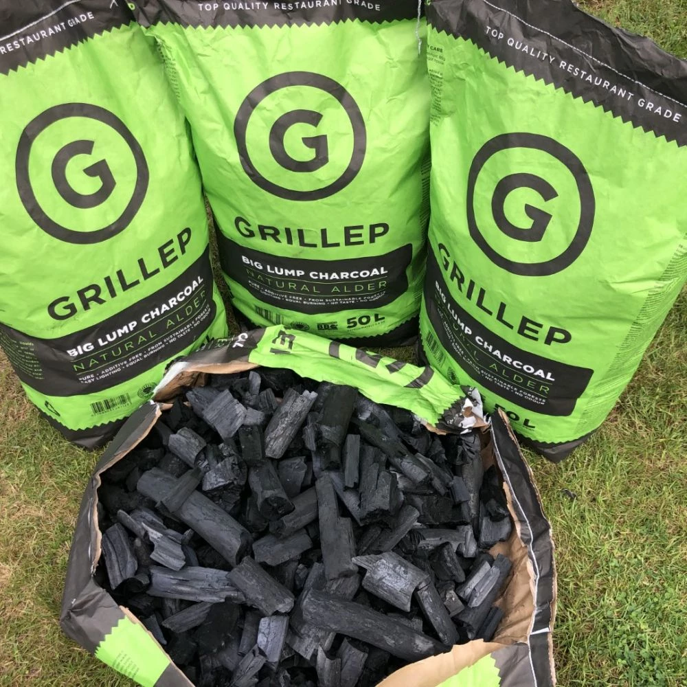 GrillEP Big Lump Charcoal Natural Alder, 100% Fsc - Trækul 7 GrillEP Big Lump Charcoal Natural Alder, 100% Fsc - Trækul - Billede 5