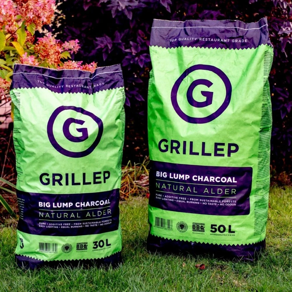 GrillEP Big Lump Charcoal Natural Alder, 100% Fsc - Trækul 9 GrillEP Big Lump Charcoal Natural Alder, 100% Fsc - Trækul - Billede 7